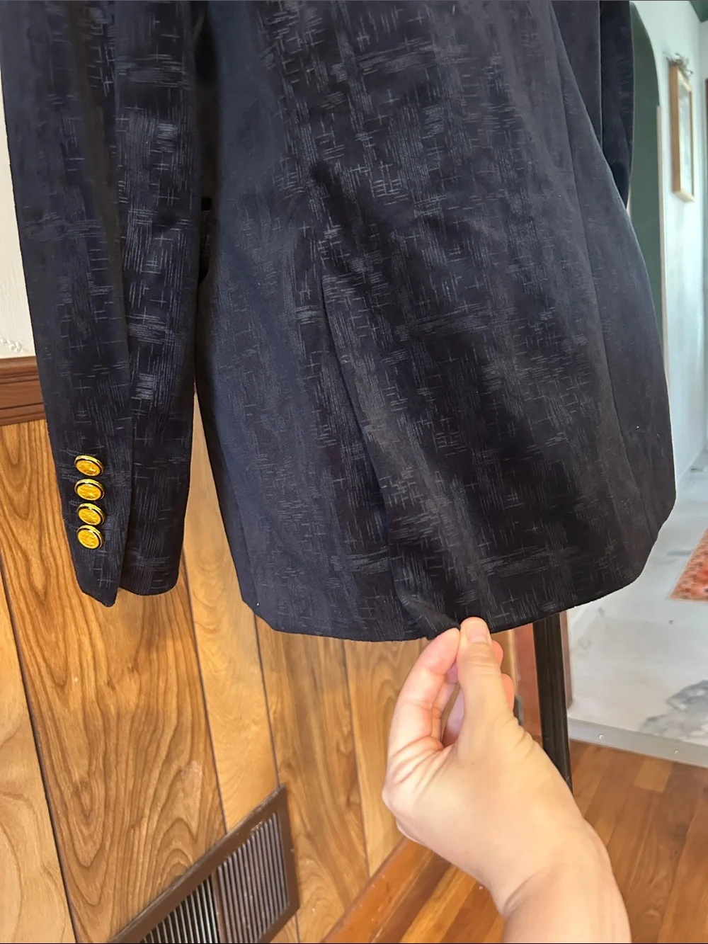 Isaac Mizrahi Navy Blazer